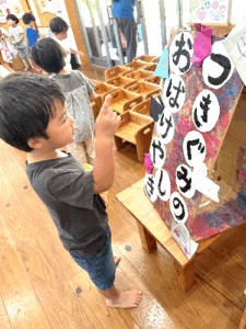 おばけやしき看板作り