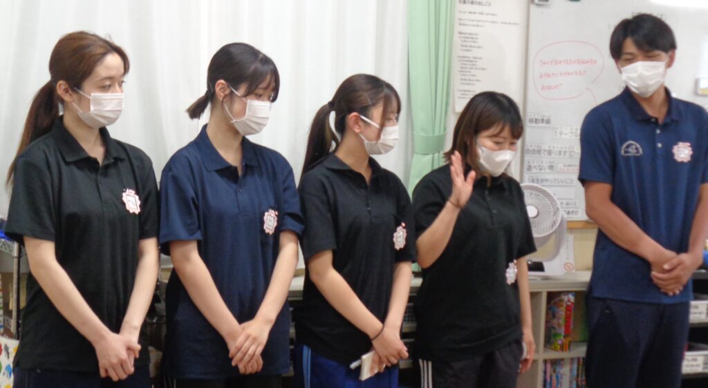 第2おおぞら学童「東葛看護の学生さんが実習にきました!」