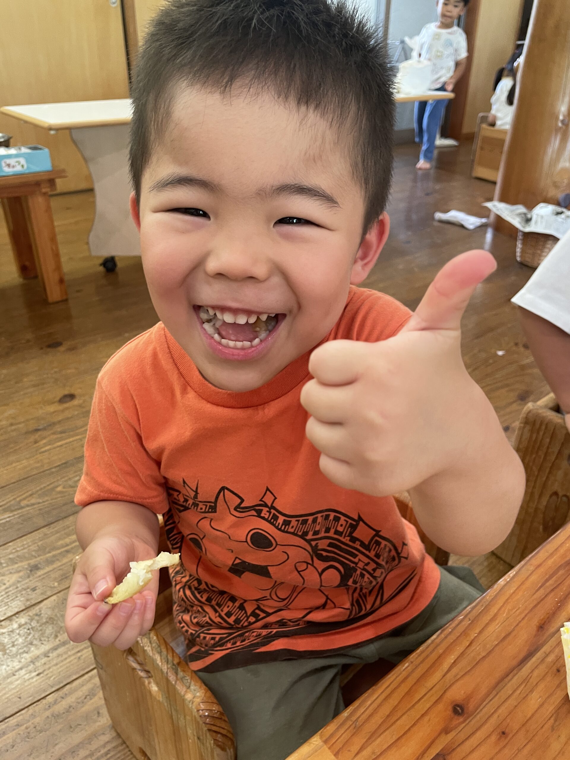 4歳ほし組 ケチャップ作り