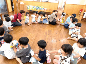 魅力がいっぱい！タオルあそび②