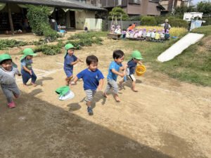 ２歳かぜぐみ　よーいどん！