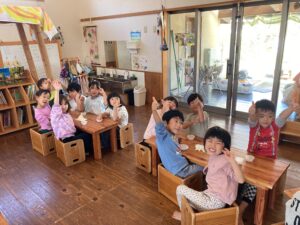 さつまいもの”つる”をたべてみよう