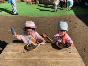 秋の戸外遊びを大満喫！