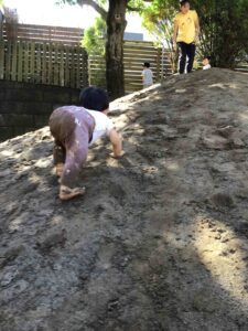 築山って気持ちがいいね！