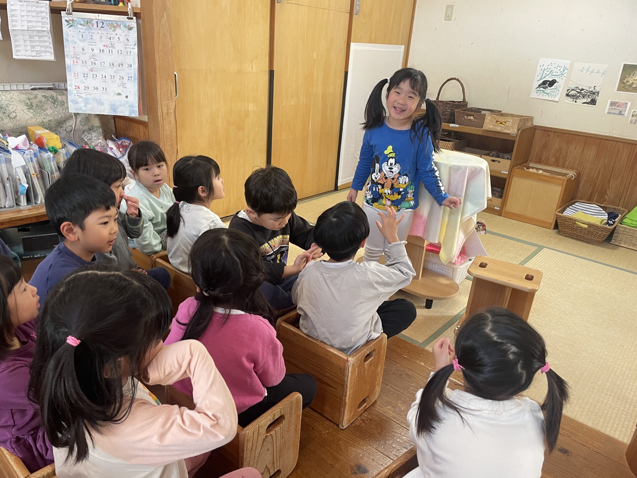 4歳ほし組　かぜのこかい、大成功！