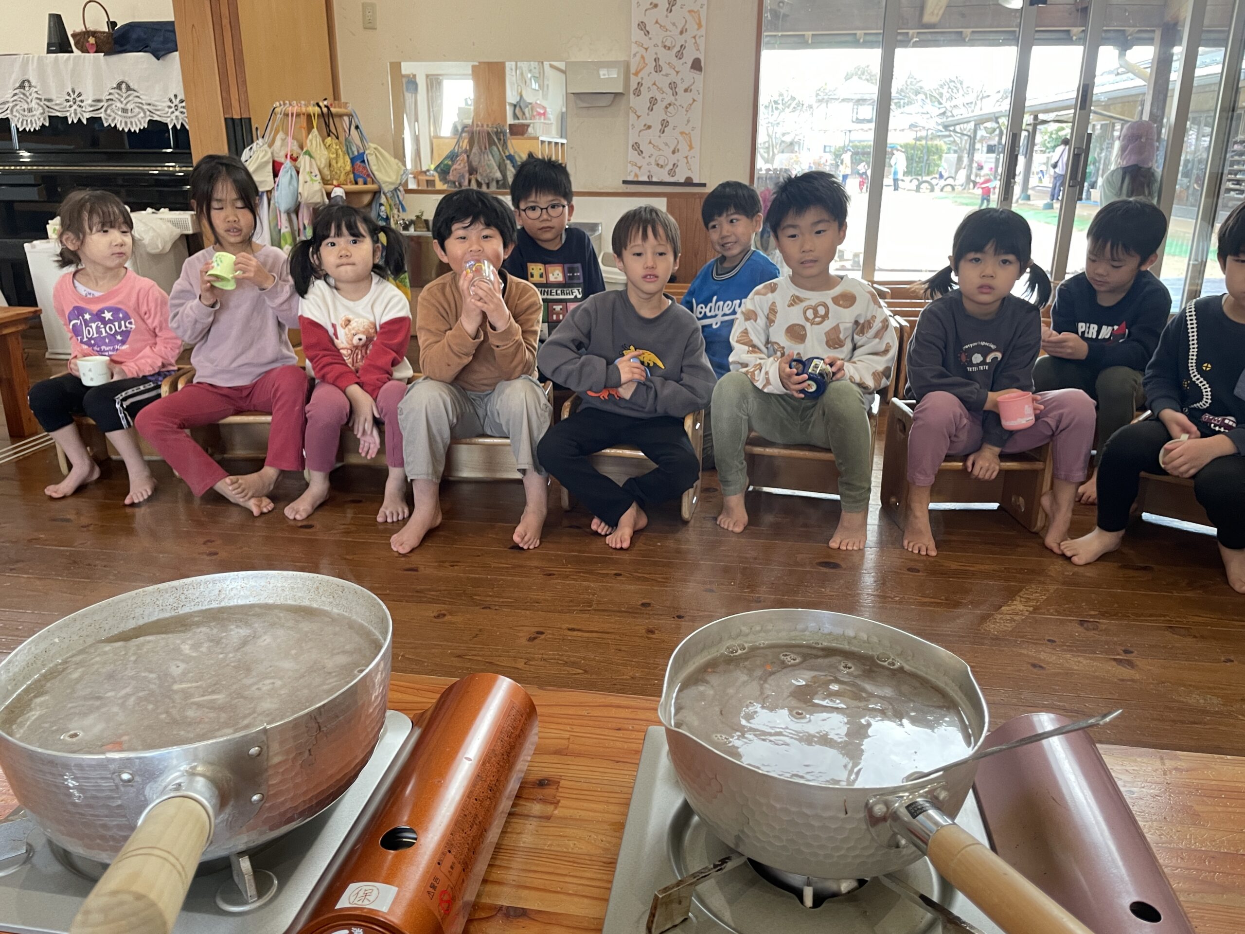 冬至のスープづくり