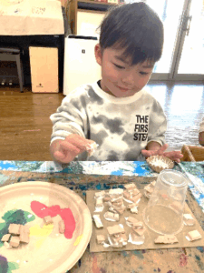 風のあとりえ　～キャンドルフォルダーづくり～