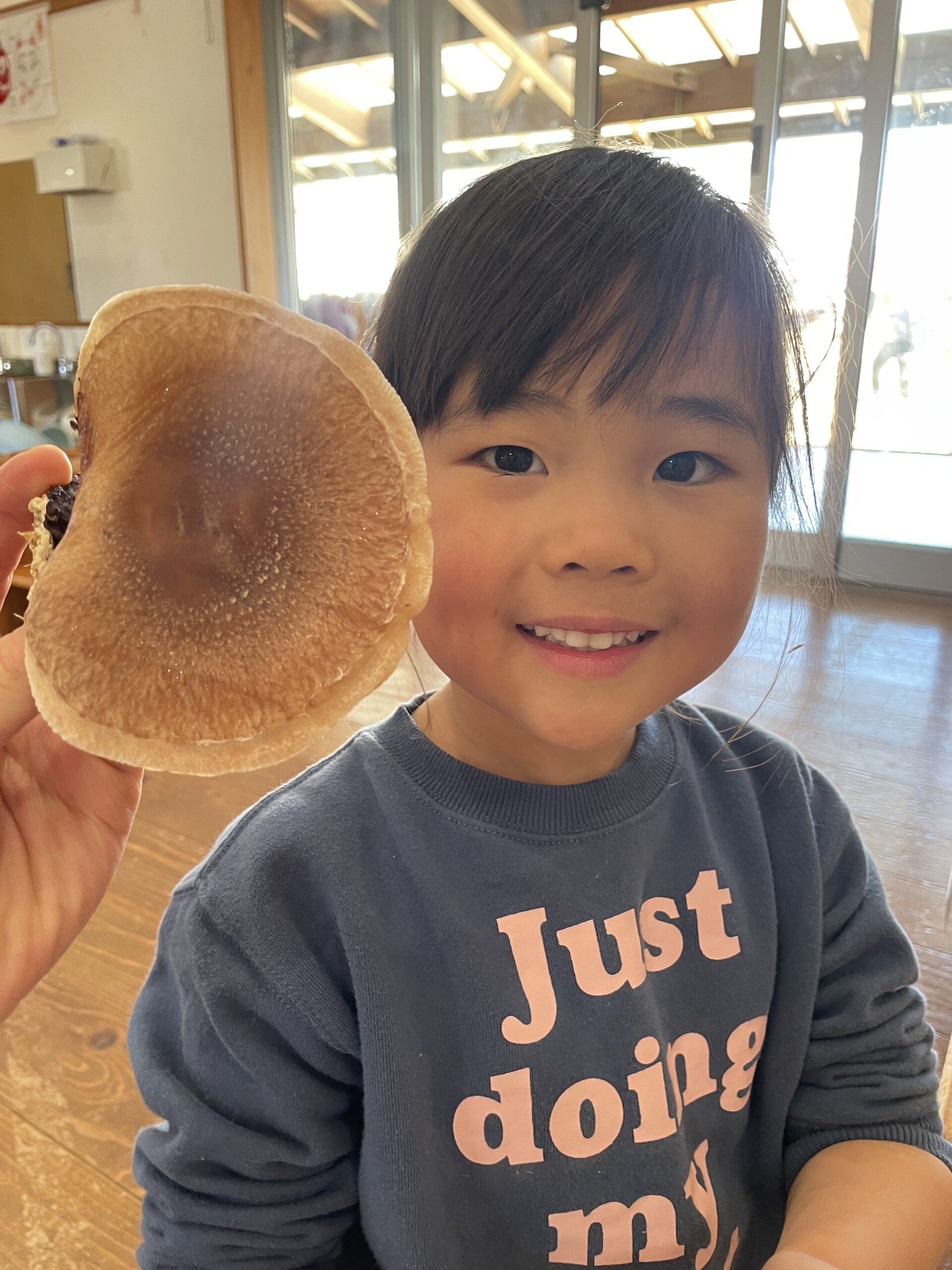 4歳ほし組　ありがとう、しいたけ🍄
