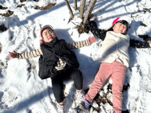 3歳つき組　ゆき、わくわく！